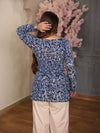 Aarohi Indigo Convertible Short Kurti Set