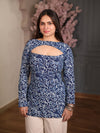 Aarohi Indigo Convertible Short Kurti Set