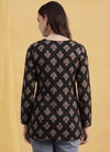 Square-Neck Ajrakh Fusion Tunic