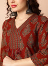 Maroon Jaipuri Majesty Set