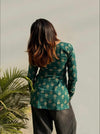 Rama Green Flora kurti