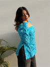 Skyline Square-Neck Short Kurti