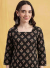 Square-Neck Ajrakh Fusion Tunic