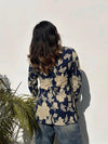 Navy Blue Straight Cotton Tunic