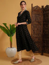Rayon Printed Flared Kurta