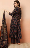 Royal Paisley Palazzo Suit